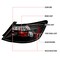 Spec-D Tuning 06-08 Honda Civic Altezza Tail Light Black, LT-CV062JM-TM LT-CV062JM-TM - alternate 7